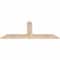 Ekena Millwork Portland Smooth Timber Gable Bracket, Douglas Fir, 60"W x 25"H x 1 1/2"D x 5 1/2"F, 10/12 Pitch GBW060X25X0206POR00SDF - alternate 2